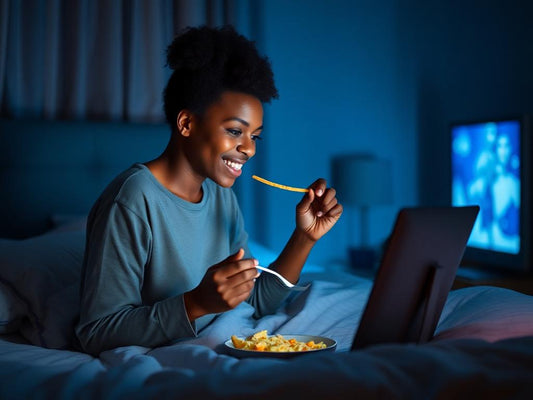 Is het goed om in de slaapkamer te eten?