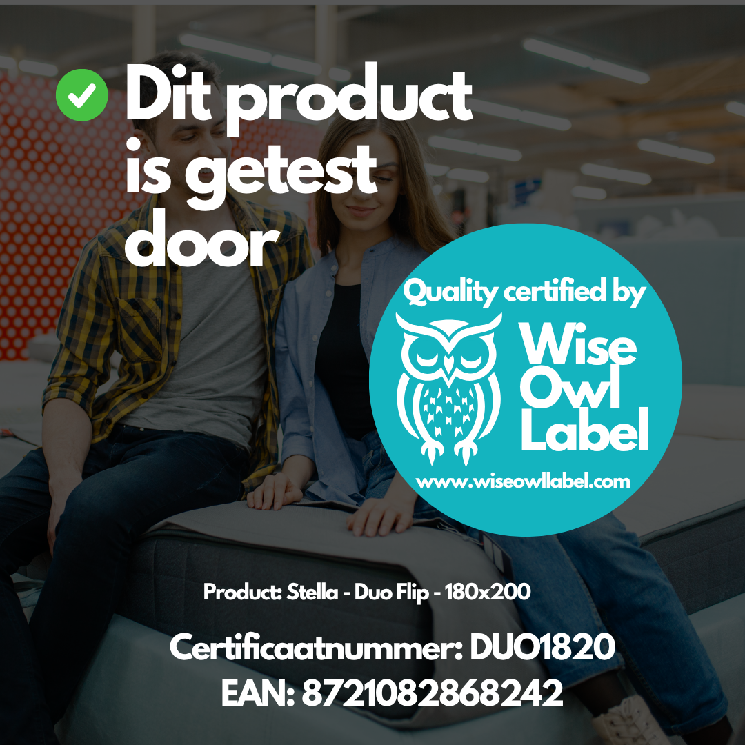 Duo Flip topper - Extra Dik - 180x200