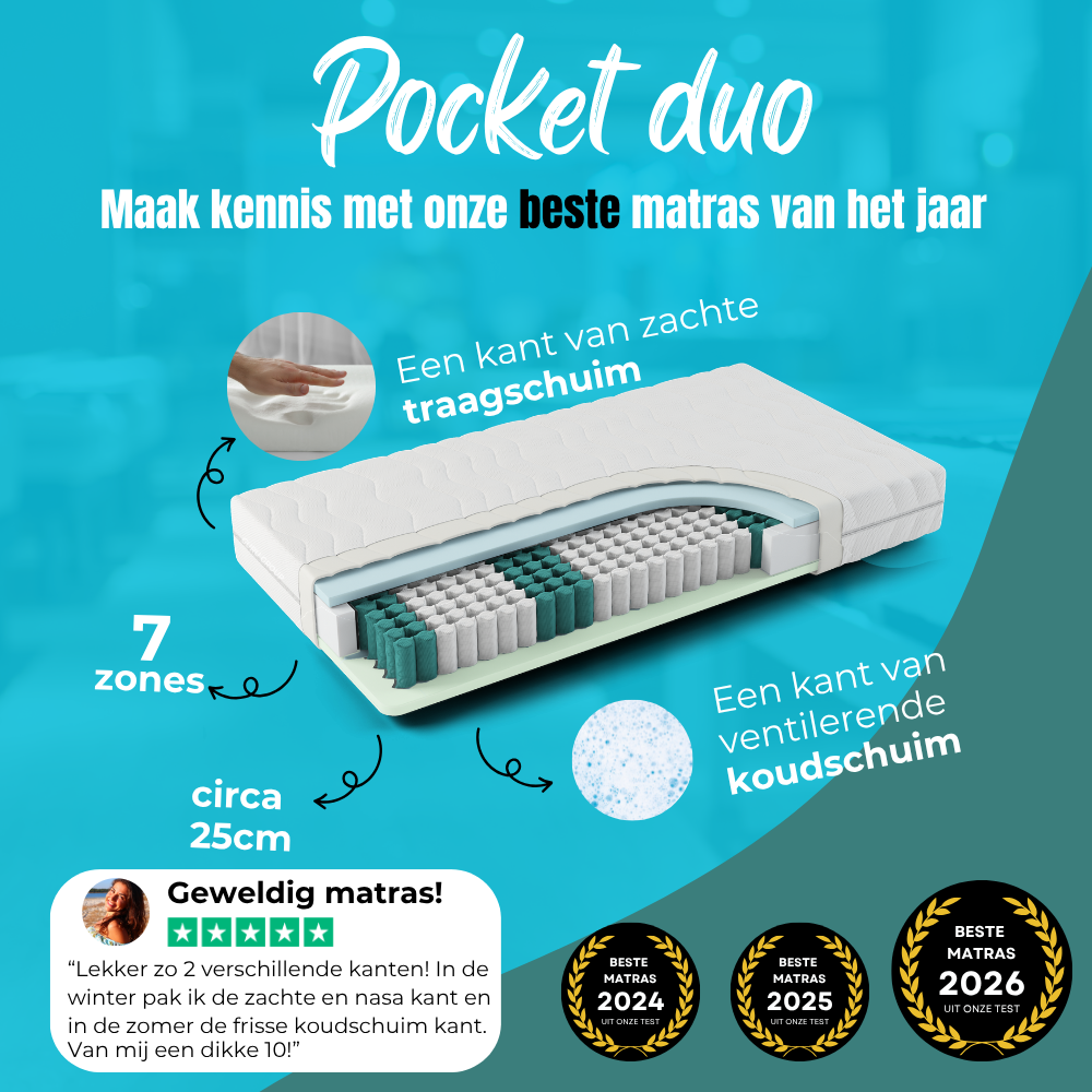 Stella Pocket DUO DELUXE 25CM - 7 zones