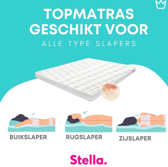 Nasa Traagschuim Topper - Hotel XL-  12cm dik